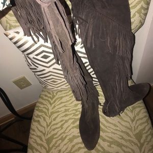 Sam Edelman Knee high Fringe Boots